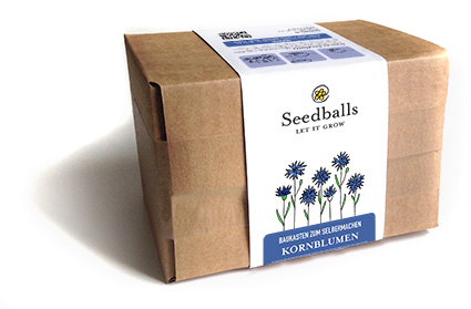 Seedballs Baukasten Kornblumen
