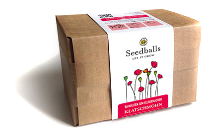 Seedballs Baukasten Mohnblumen